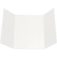 Luxpaper A Gatefold meghívás, 7, fehér vászon, csomag