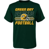Csapat: Packers, ifjúsági csapat SS Tee, Méretek 4-18, Team Colors