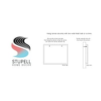 Stupell Industries Hagyományos Világtérkép semleges hangon kontinensek a kék globális festménygaléria-csomagolású vászon nyomtatott