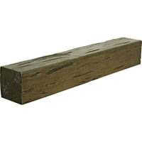 Ekena Millwork 8 H 10 D 36 W Pecky Cypress Fau Wood kandalló kandalló, prémium dió