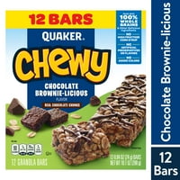 Quaker rágó granola bárok, csokoládé brownie-licious