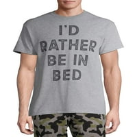 Inkább légy ágyban a férfiak és a nagy férfi grafikus póló