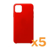 Apple iPhone Pro Gummy tokok piros színben az Apple iPhone Pro 5-Pack használatához