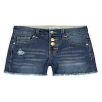 Jessica Simpson Girls Pocket Jean rövidnadrág, 7-16.