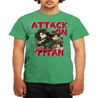 Támadás a Titan férfi rövid ujjú grafikus póló ellen