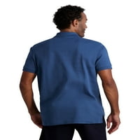 Chaps férfi klasszikus illeszkedés rövid ujjú pamut szilárd reteszelő mez póló póló mérete xs akár 4xb -ig