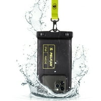 Pelican Marine IP úszó vízálló telefon tok W levehető zsinór-Fekete sárga