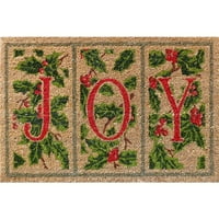 Ünnepi idő karácsonyi dekoráció Joy Coir Door Mat