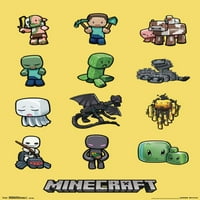 Minecraft-Karakterek Fali Poszter, 22.375 34