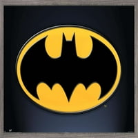 Képregény-Batman-Szimbólum Fali Poszter, 22.375 34