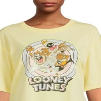 Looney Tunes Női Juniors rövid ujjú grafikus póló