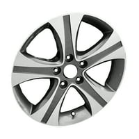 Felújított OEM alumínium ötvözet kerék, megmunkált és sötét faszén fémes, illeszkedik 2013- Hyundai Elantra Coupe