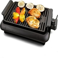 Beltéri elektromos BBQ grill nem tapadó főzési felületgel, állítható hőmérsékletű gomb, gyors fűtés, amely tökéletesen grillezéshez,