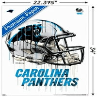 Carolina Panthers - Drip sisak fali poszter, 22.375 34