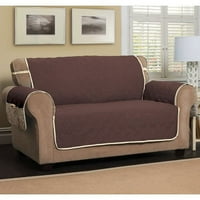 Innovatív Textil megoldások 1 darabos Star Solid XL kanapé Bútorhuzat Slipcover, bordó elefántcsont