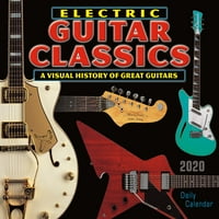 Elektromos gitár klasszikusok a nagy gitárok vizuális története dobozos Napi naptár: by Sellers Publishing