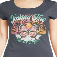 Joshua fa női rövid ujjú grafikus póló