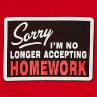 Humor sajnálom, hogy már nem fogadja el a házi feladat grafikus pólót