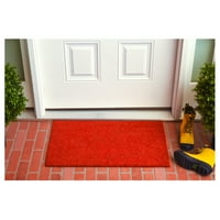 Collins Red Pastel Doormat, 17 29