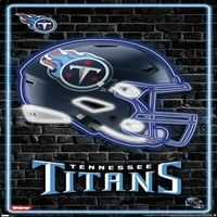 Tennessee Titans-Neon Sisak Fali Poszter, 22.375 34