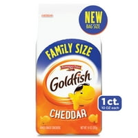 Goldfish Crackers, Cheddar Crackers, családi méret, oz táska