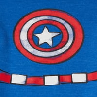 Marvel képregények, Pókember és Amerika kapitány Baby Boys's Bodysuits, 3-Pack, Méret 0 3 hónap