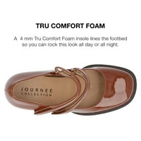 Journee Collection női Shasta Tru Comfort Faam Mid Heel Square Toe Pumps