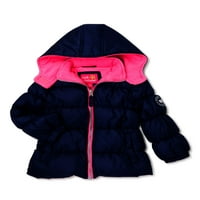 Rózsaszín platina baba kisgyermek lány szilárd téli dzseki kabát