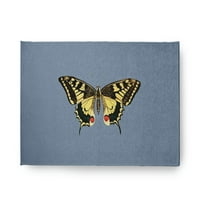 18 30 Egyszerűen Daisy Ritka Swallowtail pillangó újdonságszén szőnyeg, poros füstkék