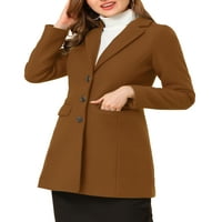Egyedi alku a nők bevágott hajtókészüléke, egyszemélyes outled outwear hosszú kabát