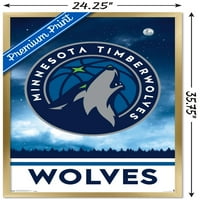 Minnesota Timberwolves-Logó Fali Poszter, 22.375 34