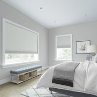 Egyedi Essentials kollekció, vezeték nélküli szoba sötétítő mobil árnyék, hó, 3 4 Szélesség 48 hosszúság