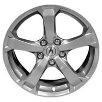 Felújított OEM alumínium ötvözet kerék, fényes ezüst teljes arc, illeszkedik 2009- Acura TL