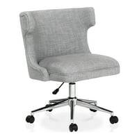 Amerikai bútorok ontán szövet állítható irodai szék, világosszürke
