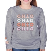 Ohio női hosszú ujjú állami póló