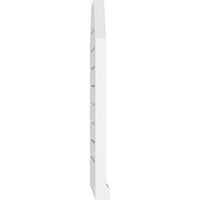 12 W 42 H nyolcszögletű felső felületre szerelhető PVC Gable Vent: Funkcionális, W 2 W 2 P BrickMould Sill keret