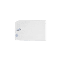 Luxpaper nyitott végű borítékok w Peel & Press, White, 100 Pack