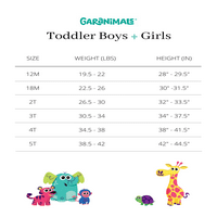 Garanimals baby és kisgyermek lányok MI és mérkőzés ruhák gyerekcsomag, 12 darabos készlet, méretek 12m-5T