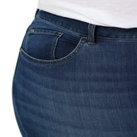Lee Women's Plus Midrise Straight Jean