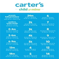 Carter gyermeke kislány rövidnadrág, 2-csomag, méretek preemie-12m