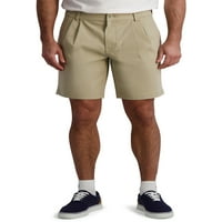 Chaps férfiak redős stretch twill rövidnadrág, 28-52.