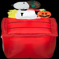 3. ft. H Halloween Airblown Felfújható Földimogyoró Snoopy Repülő Ász
