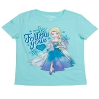Elsa kövesse a szíved grafikus pólóját