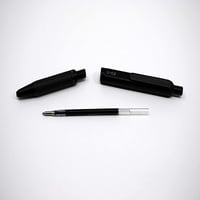 Zebra toll G-behúzható gél toll, fekete hordó, közepes pont, 1 csomag