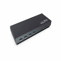 4XEM USB-C Ultra 5k kettős 4K univerzális dokkolóegységgel, Fekete