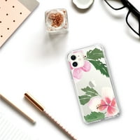 Essentials iPhone XS MA telefon tok, Hibiscus Pink & Green