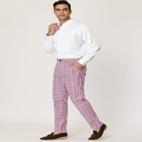 Egyedi olcsó férfi kockás nyomtatott üzleti alkalmi ellenőrzött nadrág