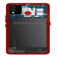J9L J0090WW 32GB Dual Sim GSM Android okostelefon-piros