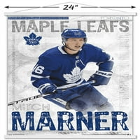 Toronto Maple Leafs - Mitch Marner fali poszter mágneses kerettel, 22.375 34