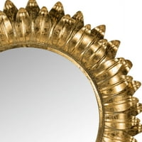 Safavieh Arles Sunburst Mirror, arany fólia